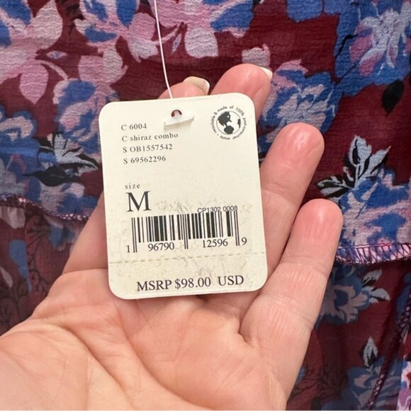 FREE PEOPLE MAYBEL RUFFLE TOP NWT - Picture 6 of 14